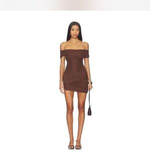NWT! Revolve Lovers + Friends Ariela Off-Shoulder Mini Dress